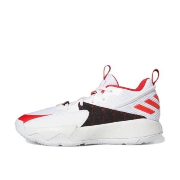Adidas Dame Certified Low Mens Basketball Shoes White Red GY8965 NEW Multi Sz - Picture 3 of 6